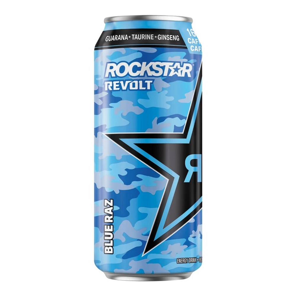 Rockstar Caffeinated Energy Drink - Killer Blue Raz - 473ml