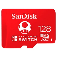 SanDisk 128GB microSDXC for Nintendo Switch - Red - SDSQXAO-128G-CNCZN