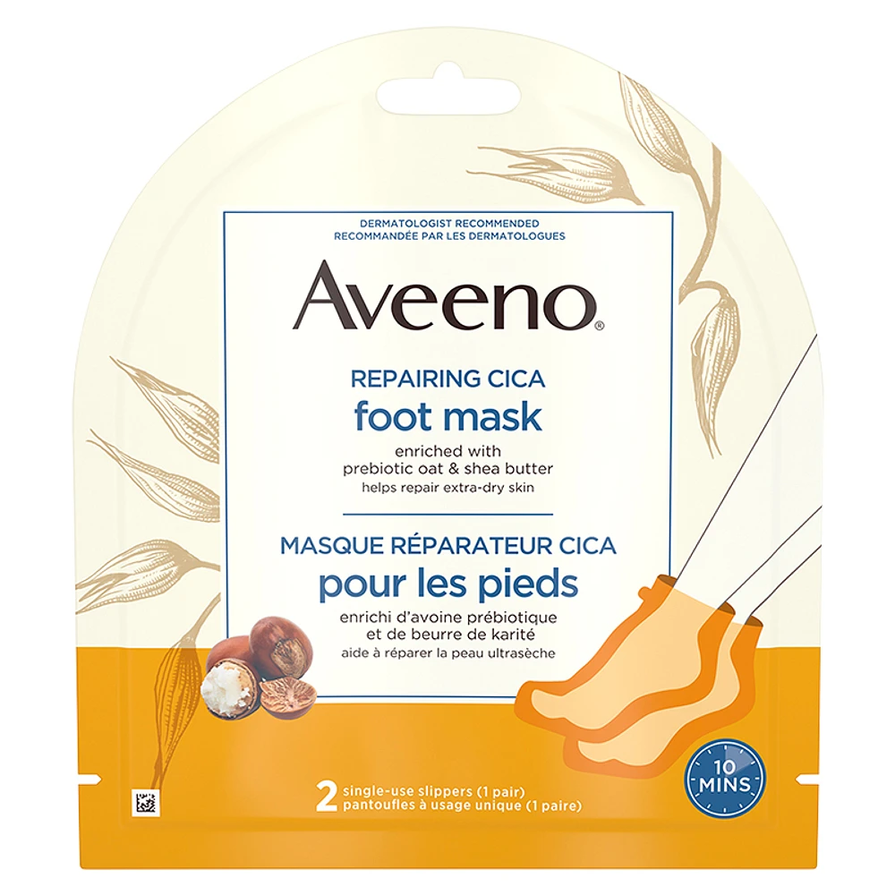 Aveeno Repairing CICA Foot Mask - 1 pair