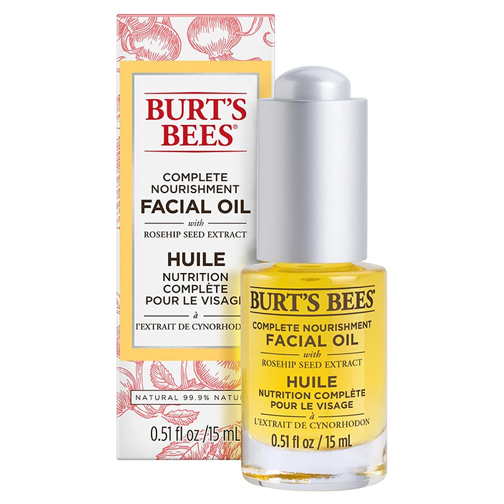 Burt's Bees Complete Nourishment Facial Oil - 15g