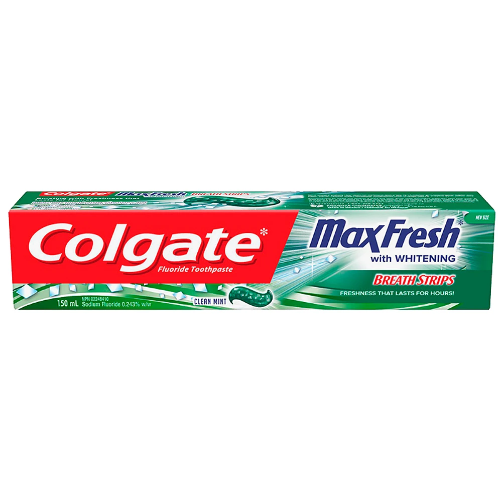 Colgate Max Fresh with Whitening Toothpaste - Clean Mint -150ml