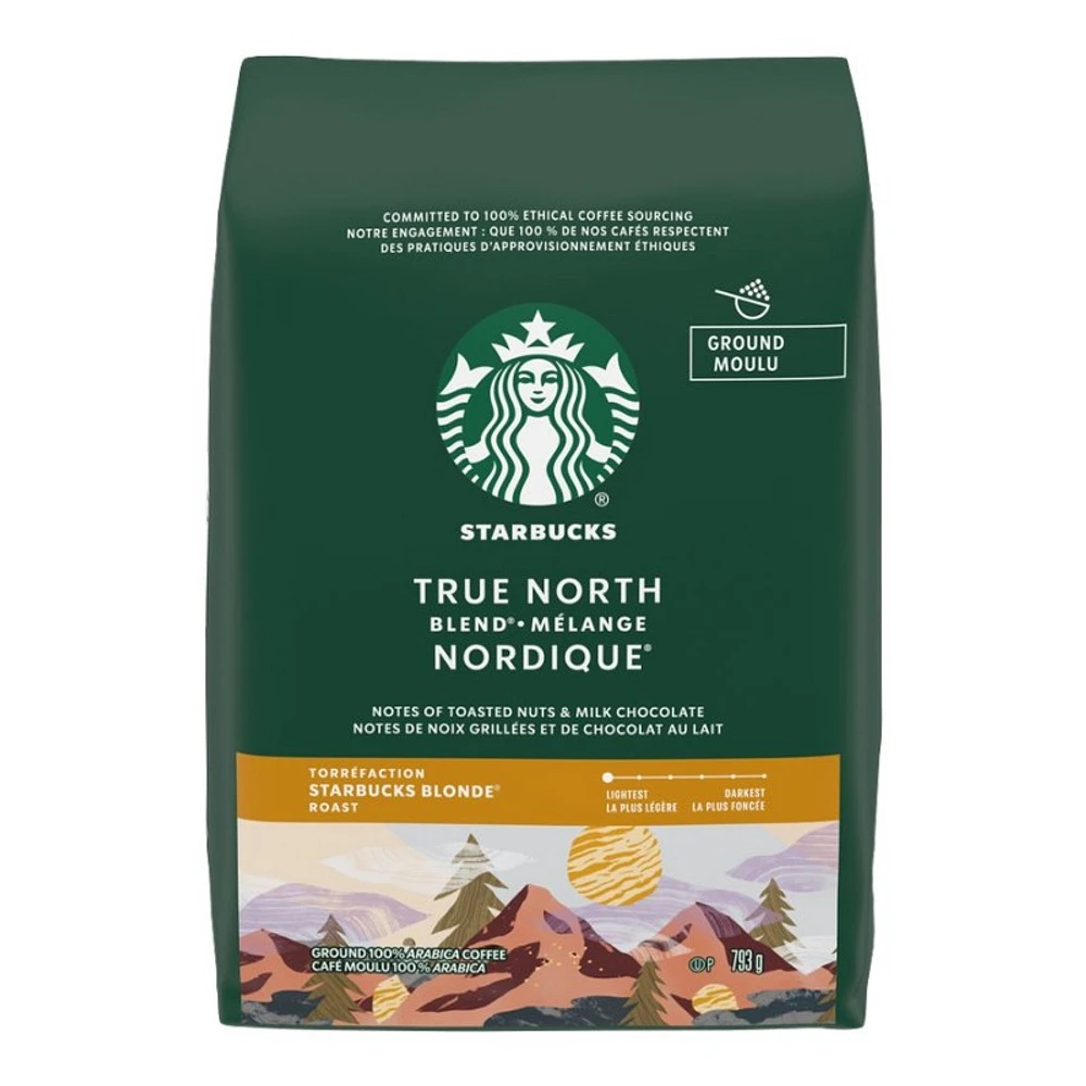 Starbucks Coffee - True North Blonde Roast - Ground Coffee