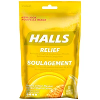 Halls Mentho-Lyptus Drops - Honey Lemon - 30s