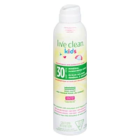 Live Clean Kids Mineral Sunscreen Spray - SPF 30 - 117g