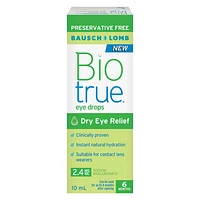 Bausch & Lomb Biotrue Eye Drops Dry Eye Relief - 10ml