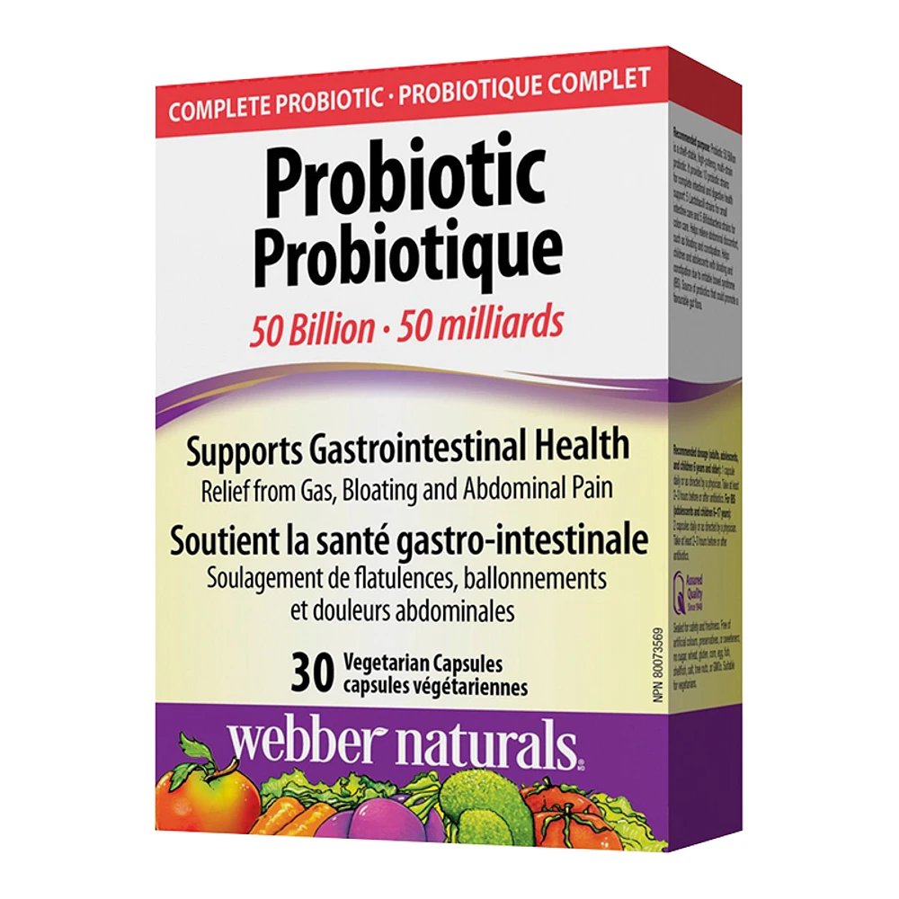 Webber Naturals Probiotic 50 Billion - 30s