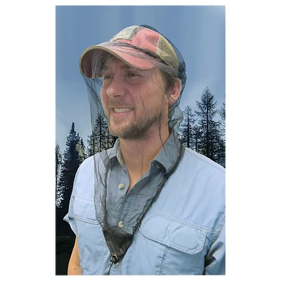 Ben's InvisiNet Mosquito Head Net - Black