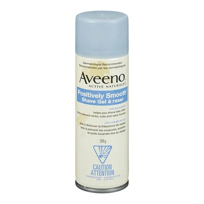 Aveeno Active Naturals Positively Smooth Shaving Gel - 198g