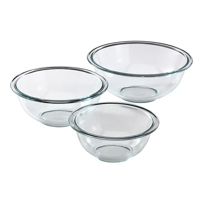 Pyrex Smart Essentials Mixing Bowl Set - 3 piece