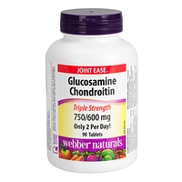 Webber Naturals Glucosamine & Chondroitin Sulfate 750mg/600mg - 90s