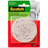 Scotch Easy Cut Felt Furniture Felt Pad - 12.7mm x 1.52m