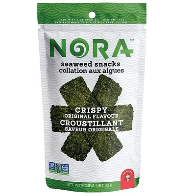 Nora Seaweed Crispy Snacks - Original - 32g