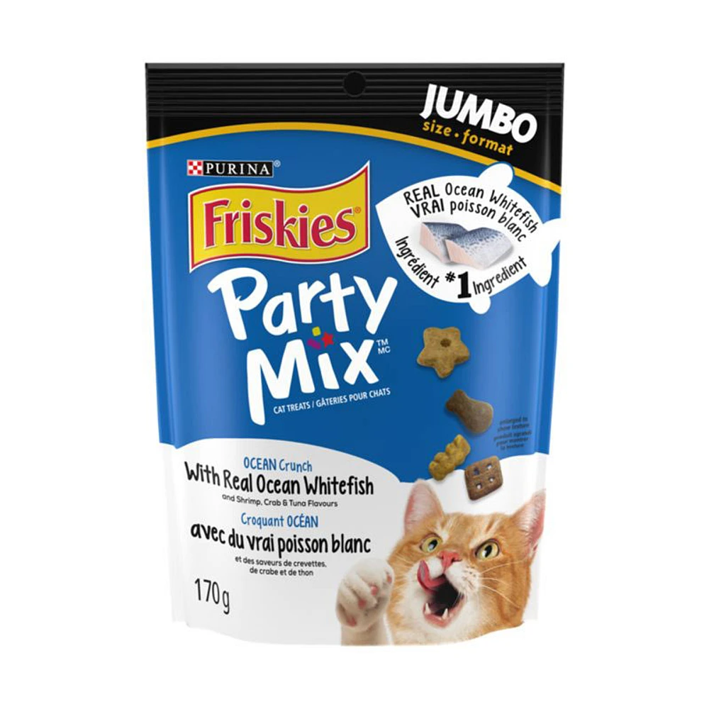 Friskies Party Mix Ocean Crunch Cat Treats - 170g