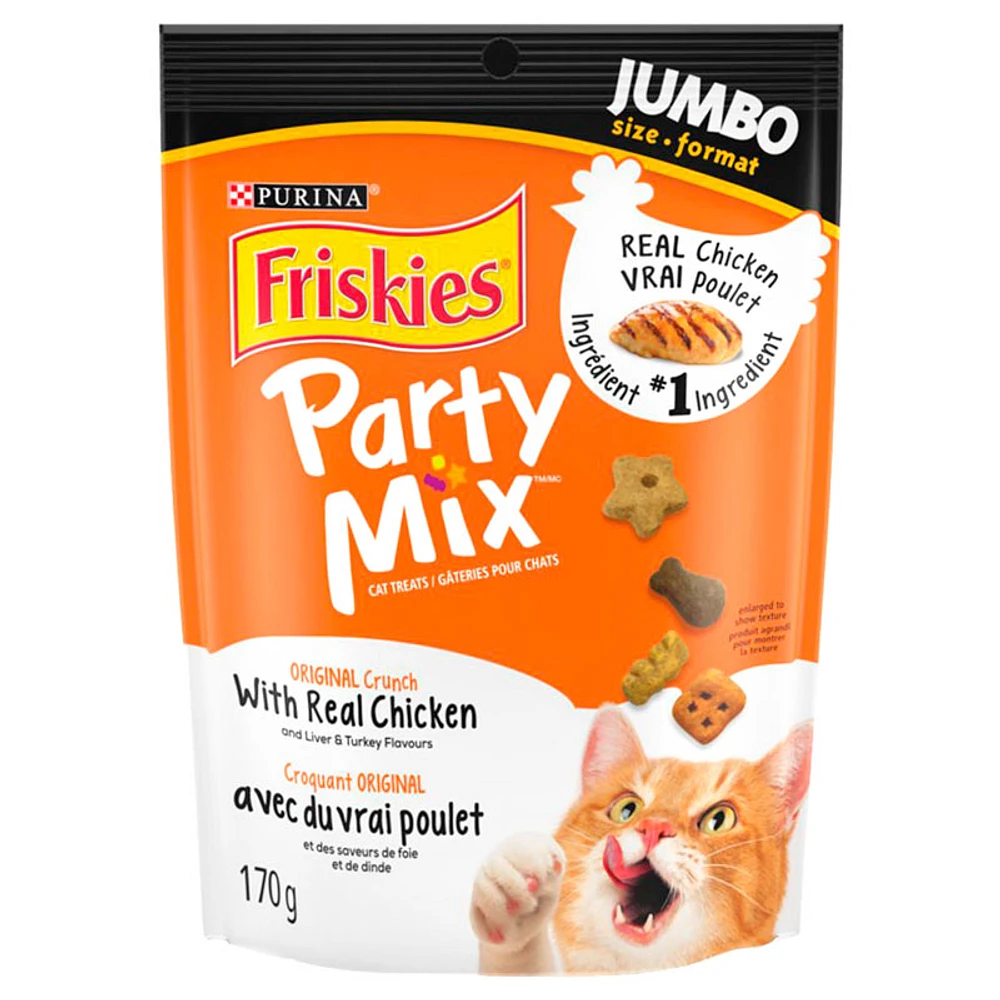 Friskies Party Mix Original Crunch Cat Treats - 170g