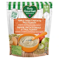 Baby Gourmet Organic Wholegrain Baby Cereal - Apple Sweet Potato Multigrain - 208 g