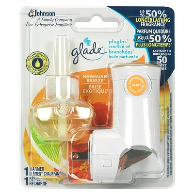 Glade PlugIns Scented Oils Warmer - Hawaiian Breeze