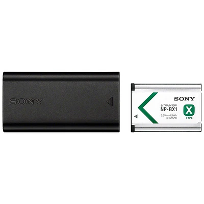 Sony USB Travel Charger and Battery Kit - ACC-TRDCX