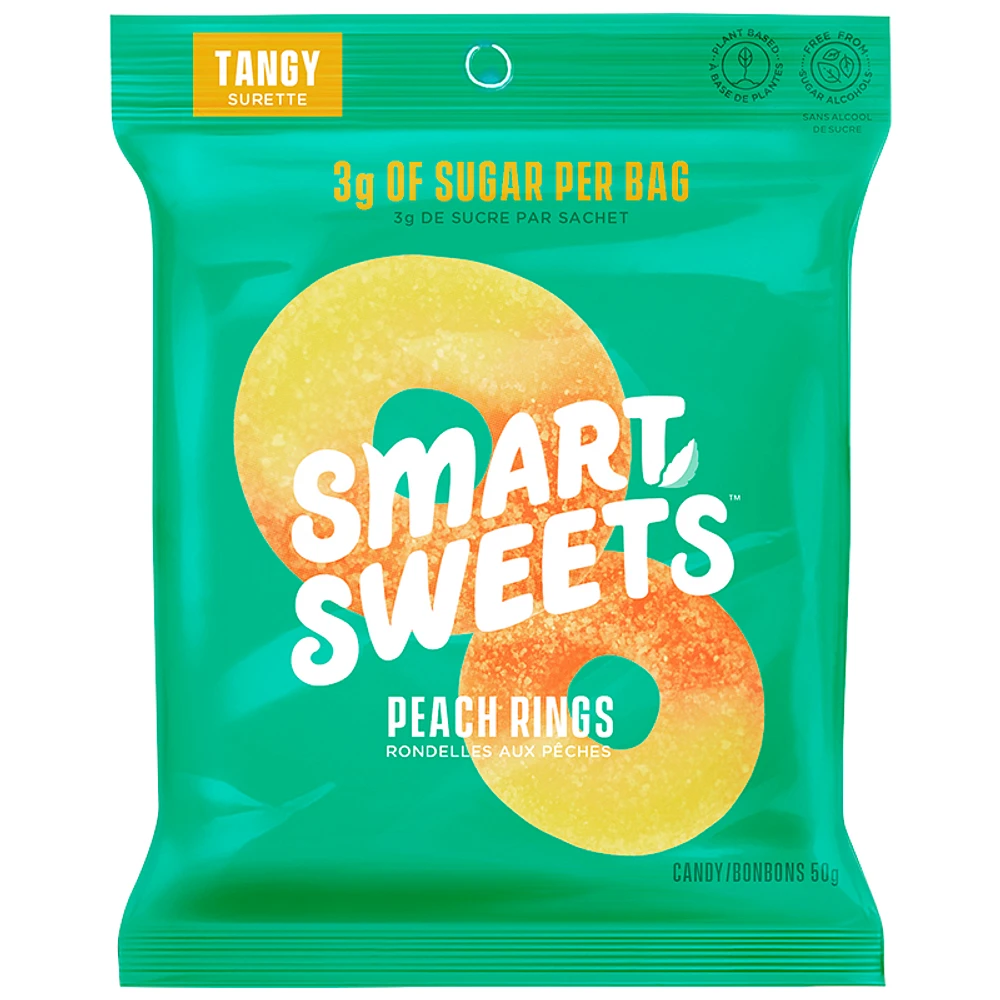 Smart Sweets Peach Rings - 50g