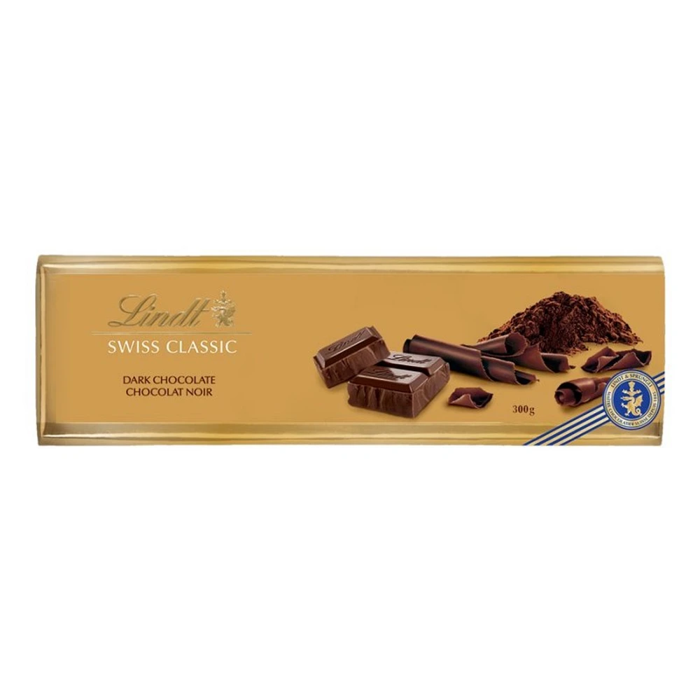 Lindt SWISS CLASSIC Dark Chocolate - 300g