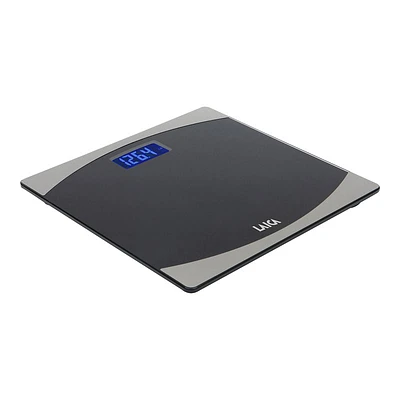 Laica Glass Blue LCD Bathroom Scale - 400lb Max - PS2658