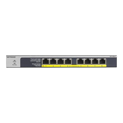 NETGEAR 8-Port Gigabit Ethernet Unmanaged Switch - GS108LP-100NAS