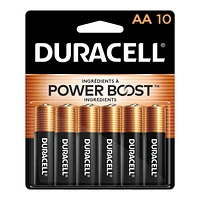 Duracell Coppertop AA Alkaline Batteries - 10 pack