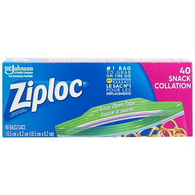 Ziploc Snack Bags - 40's