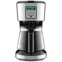 Black & Decker Programmable 12 Cup Coffee Maker - Black/Stainless - CM1231SC