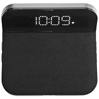 iHome Compact Alarm Clock with Wireless Qi Charging Pad - IW18BG