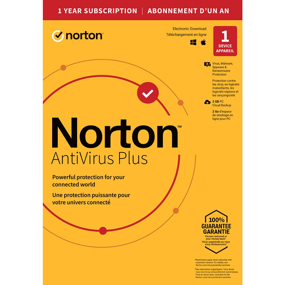 Norton AntiVirus Plus - 1 Device/1 Year - 21400028