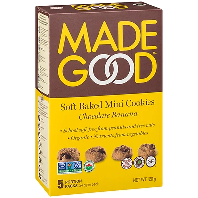 Made Good Cookies - Chocolate Banana Mini - 120g/5pk