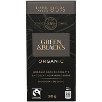 Green & Black's Organic Chocolate - 85% Dark - 90g