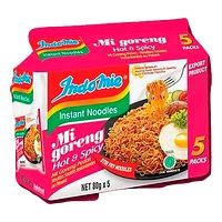 Indomie Mi Goreng Instant Noodles - Hot & Spicy - 5x80g