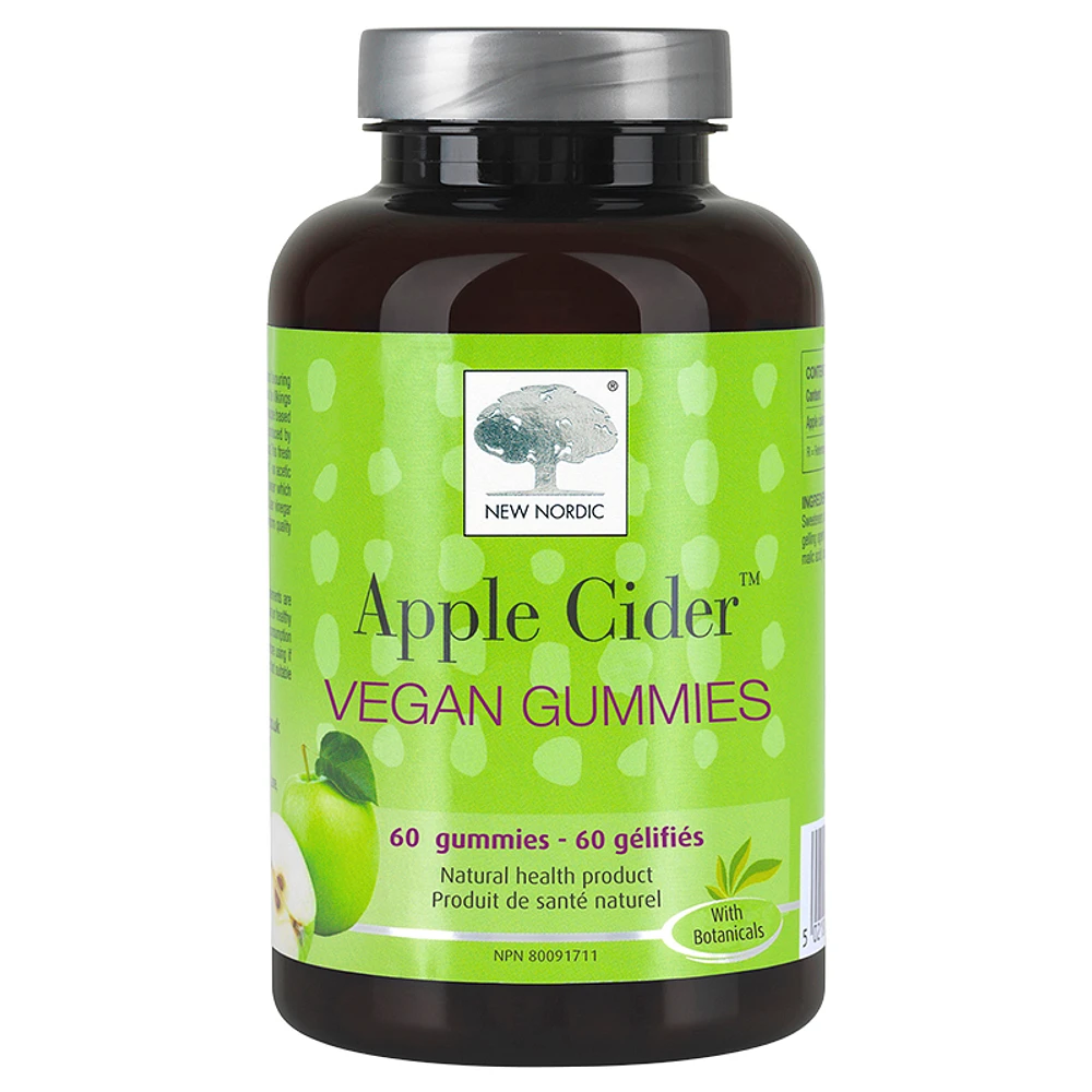 New Nordic Apple Cider Vegan Gummies - 60s