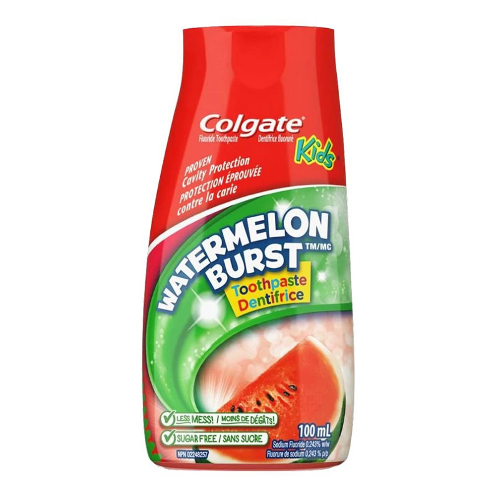 Colgate Kids Fluoride Toothpaste - Watermelon Burst - 100ml