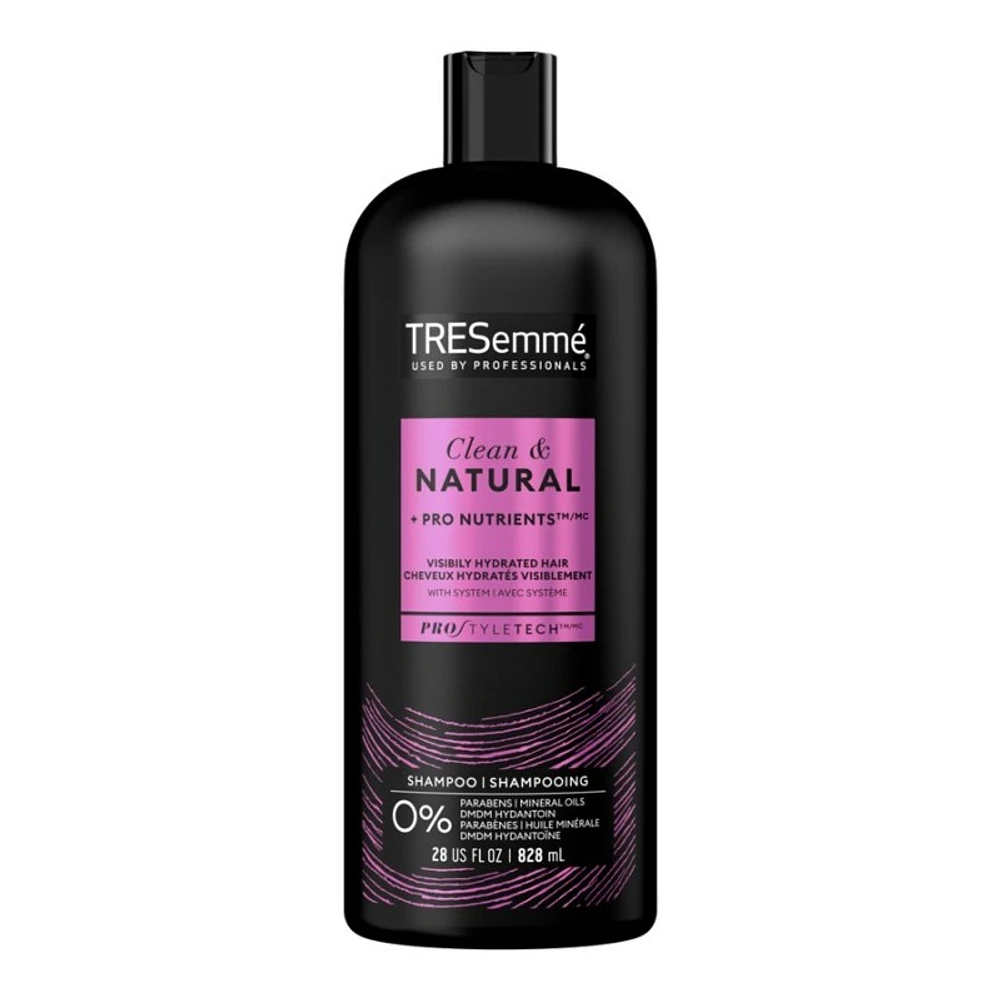 TRESemme Clean & Natural Shampoo - Gentle Hydration - 828ml