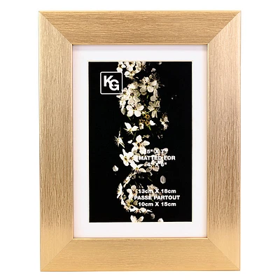 Kiera Grace Clara Frame - Gold - 5x7 Inch Matted for 4x6 Inch - PH40123-6