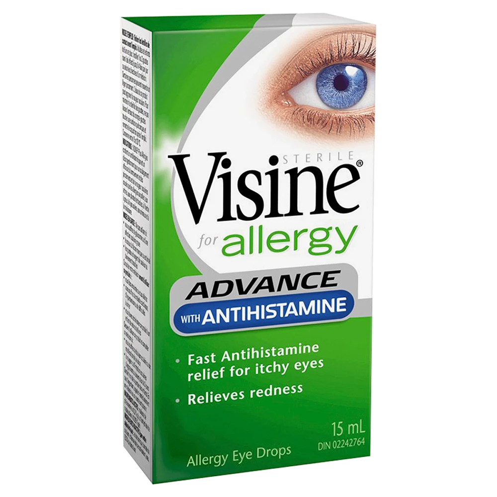 Visine Advance with Antihistamine Allergy Eye Drops - 15ml