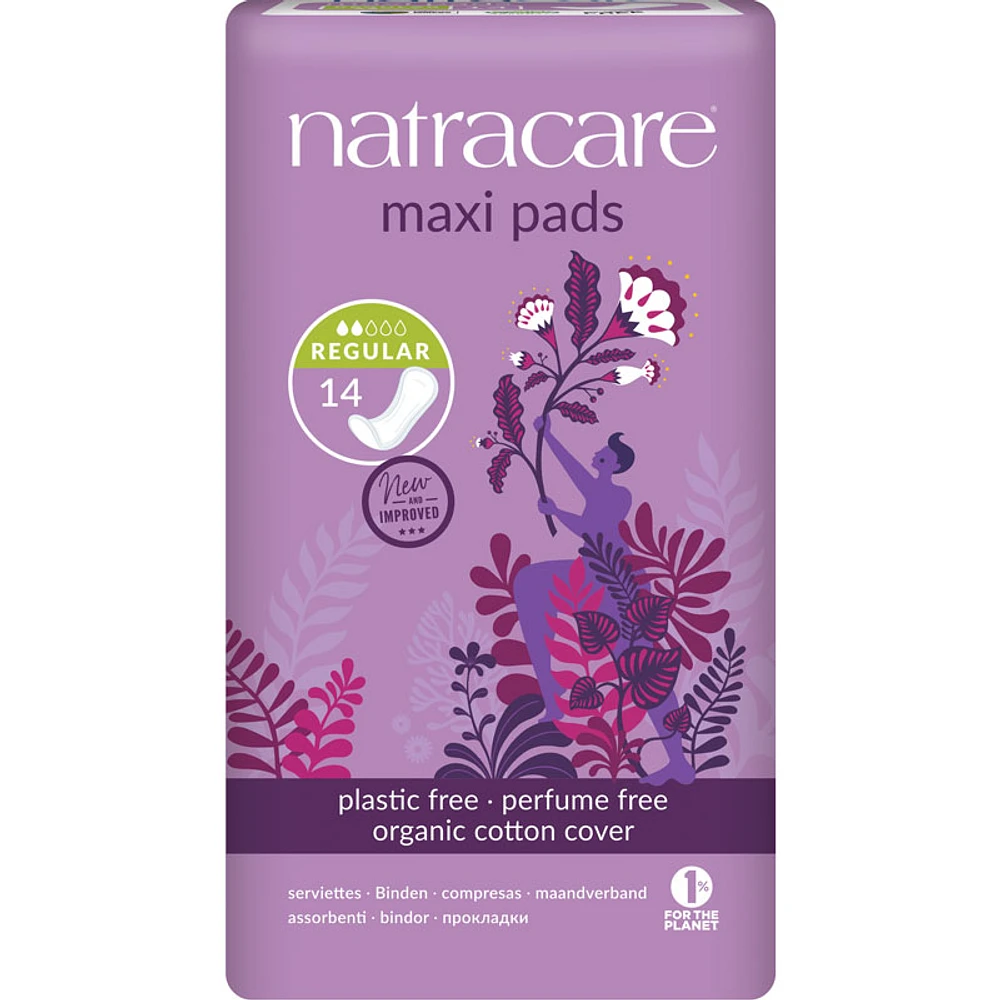 Natracare Natural Maxi Pads  - 14s