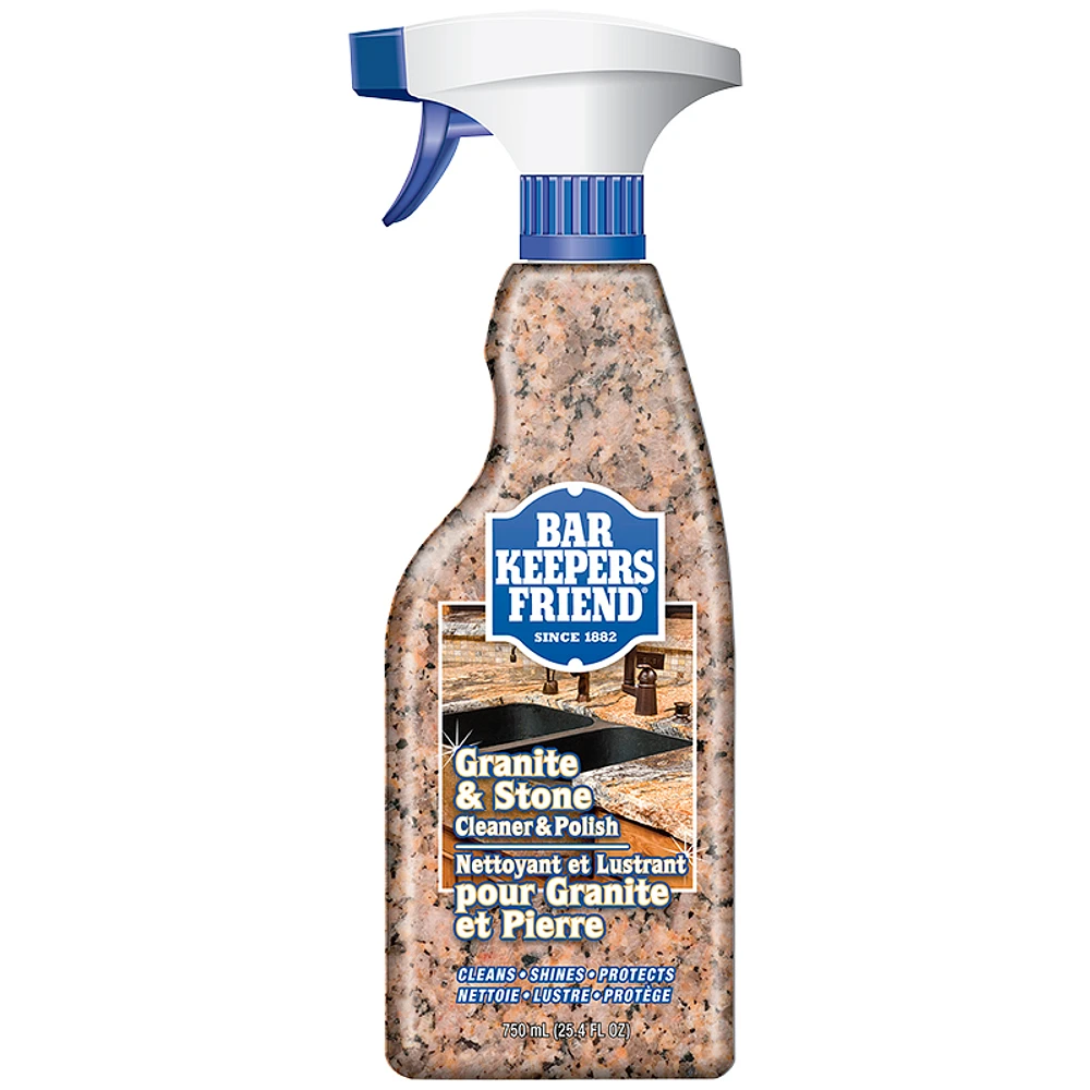 Bar Keepers Friend Granite & Stone Cleaner & Polish - 750ml