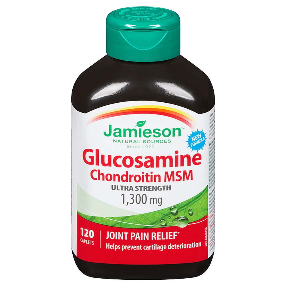 Jamieson Glucosamine Chondroitin MSM 1,300 mg - 120's