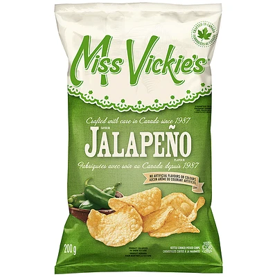 Miss Vickie's Potato Chips - Jalapeno - 200g