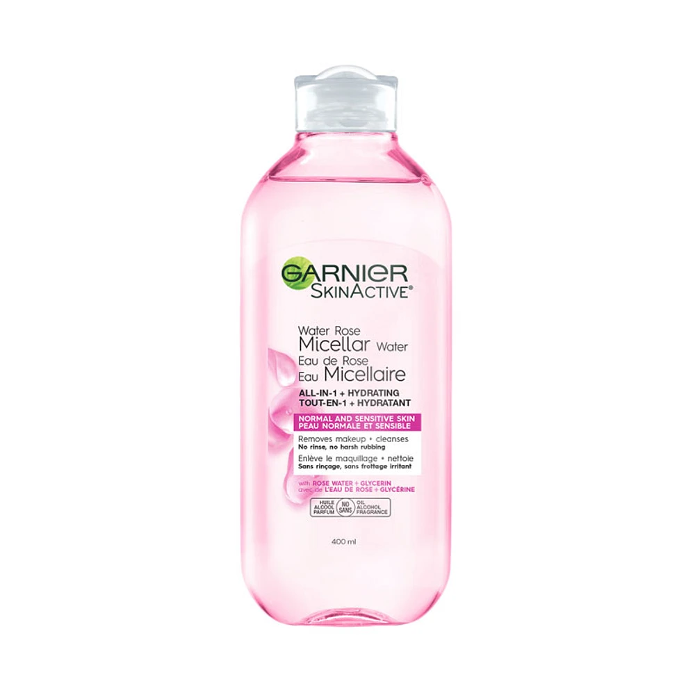 Garnier SkinActive Water Rose Micellar Water - Normal & Sensitive - 400ml