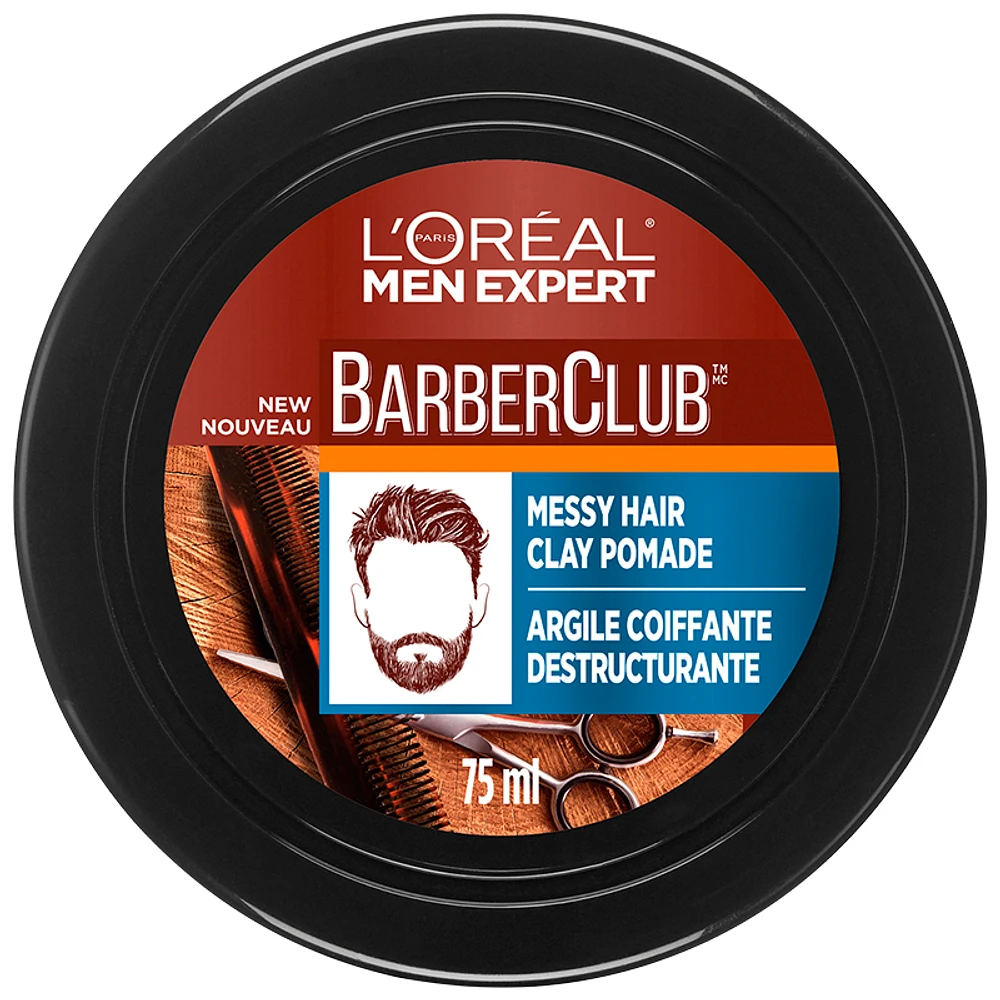 L'Oreal Men Expert BarberClub Messy Hair Clay Pomade - 75ml