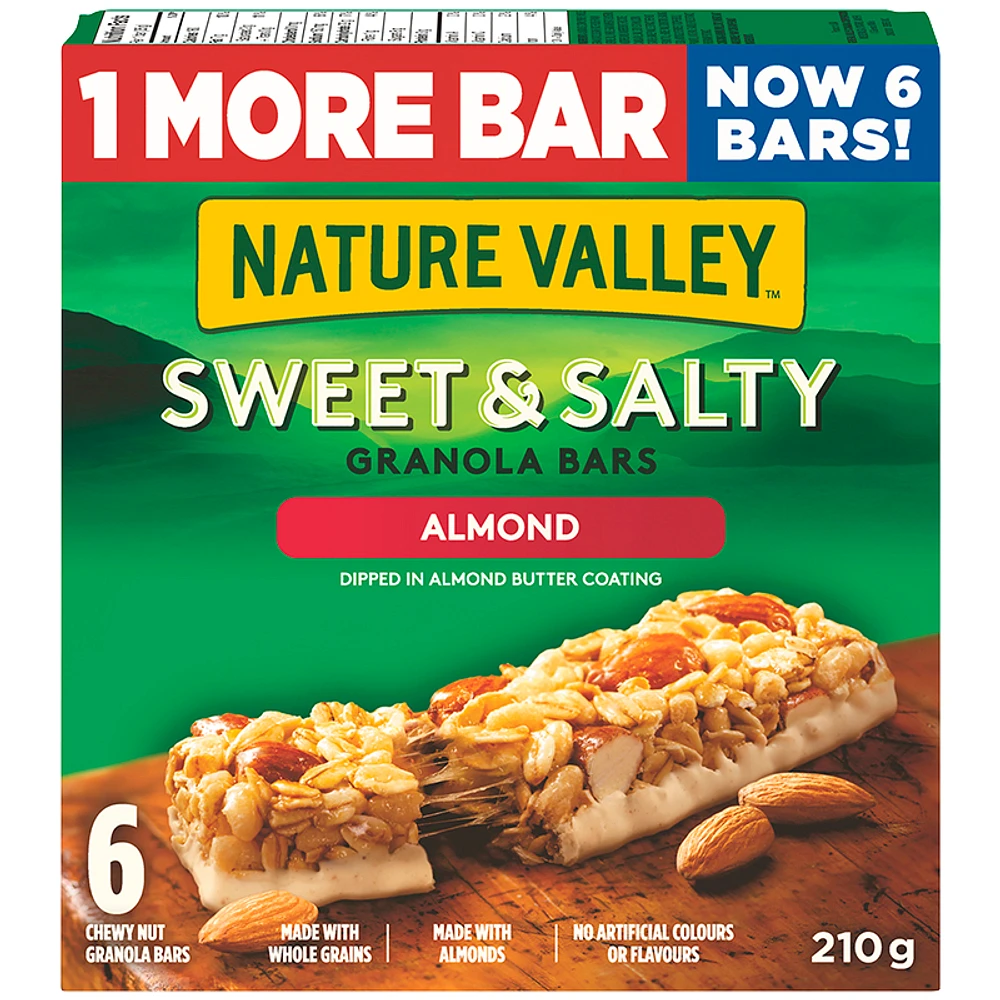 Nature Valley Sweey & Salty Granola Bars - Almond - 210g