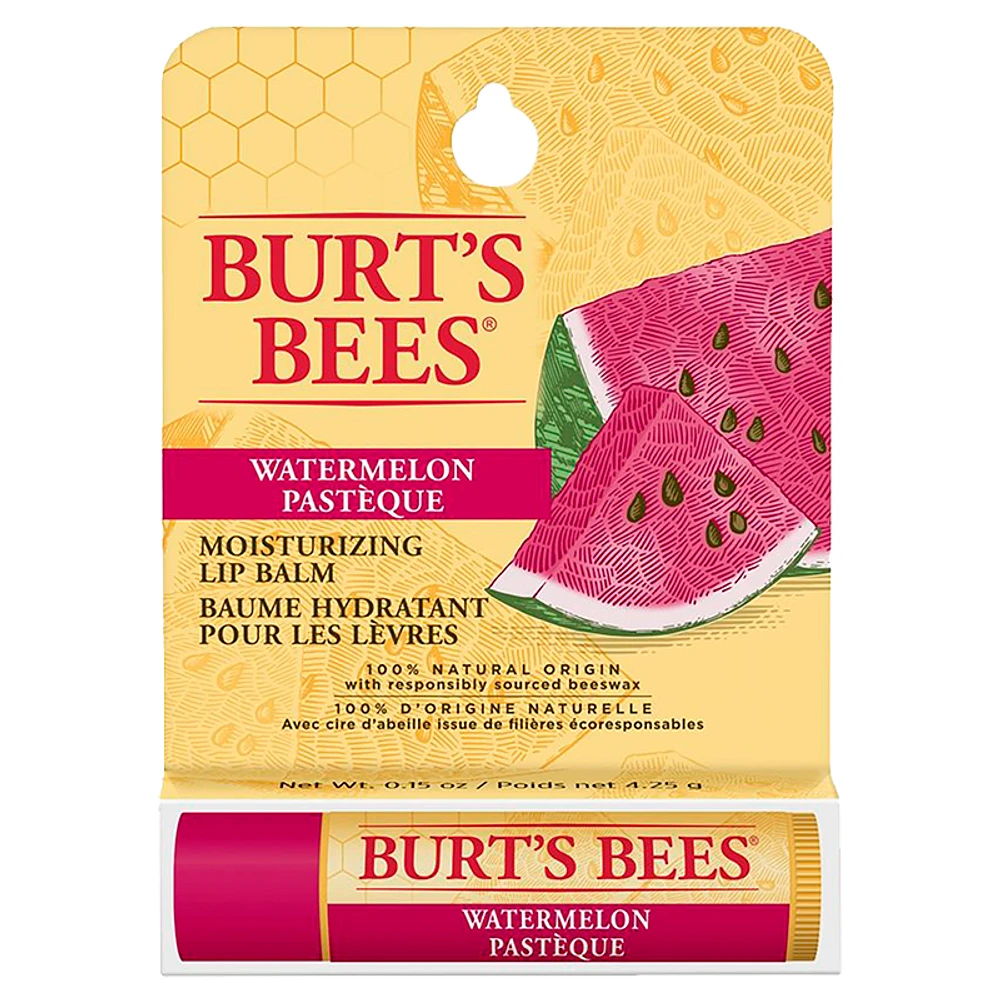 Burt's Bees Moisturizing Lip Balm - Watermelon - 4.25g