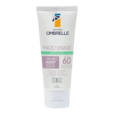 Garnier Ombrelle Face Anti-Shine Cream - SPF 60 - 90ml