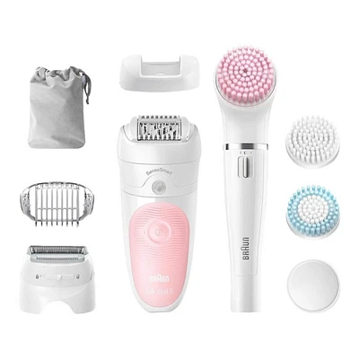 Braun Silk-Ã©pil Beauty Set - White/Flamingo Pink - SE5-895BS