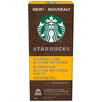 Starbucks by Nespresso - Blonde Espresso Roast - 10s