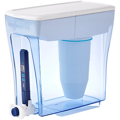 Zerowater Pitcher - Blue/White - 20 cups